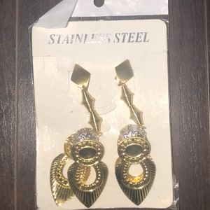 Gold Drop Earrings